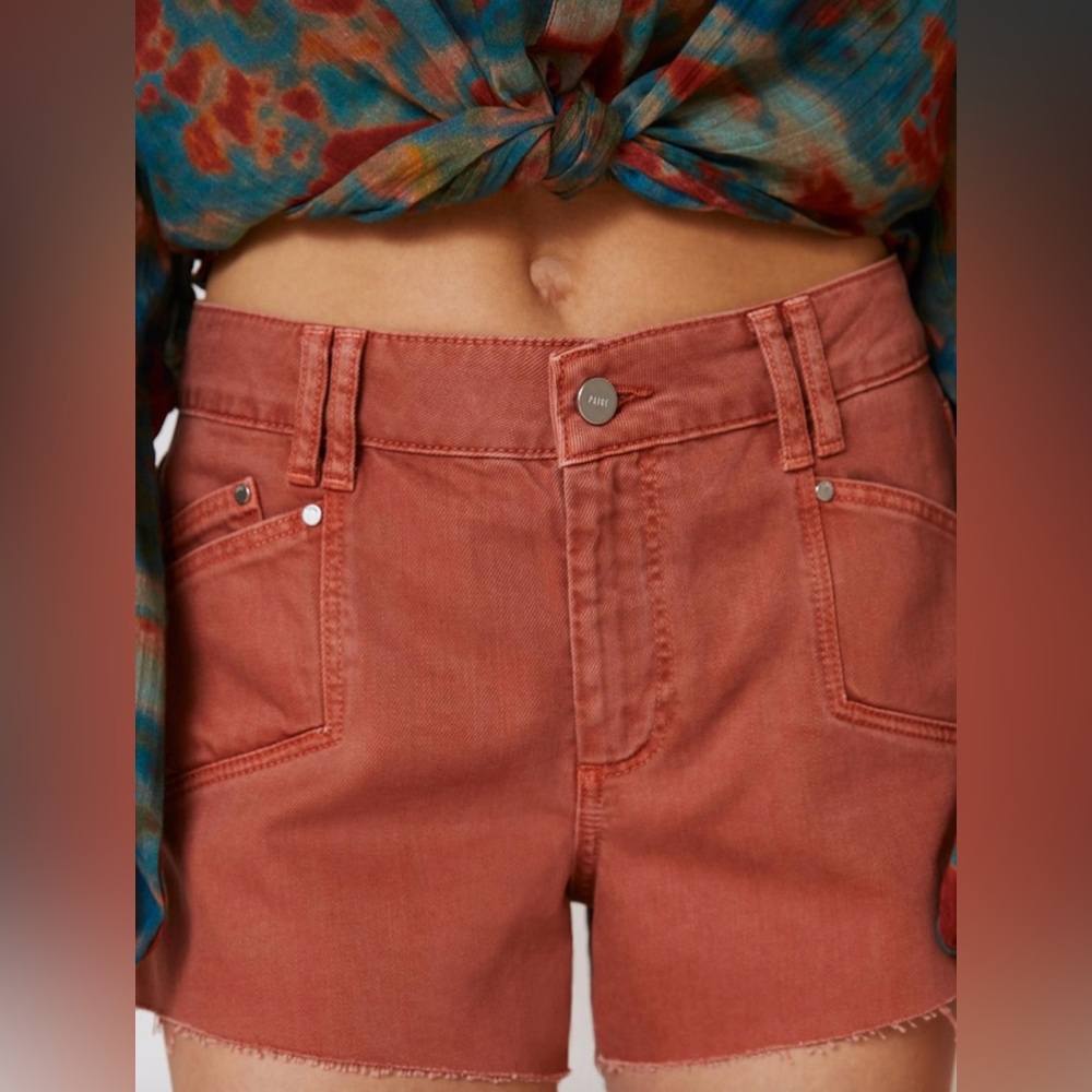 NWOT Paige Mayslie Denim Shorts Size 25 - Picture 2 of 5